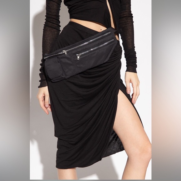 RICK OWENS DRKSHDW belt bag DA02B4427 black/ black NWT Unisex - Picture 14 of 14